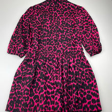 Load image into Gallery viewer, Girls Juicy Couture, lined, lightweight animal print dress, EUC, size 10, L: 68cm