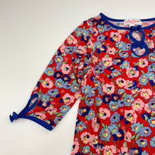 Load image into Gallery viewer, Girls Little Leona, lightweight, stretchy, floral dress, EUC, size 6, L: 62cm