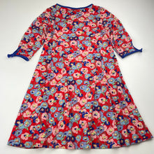 Load image into Gallery viewer, Girls Little Leona, lightweight, stretchy, floral dress, EUC, size 6, L: 62cm