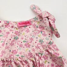 Load image into Gallery viewer, Girls Tickled Pink, floral cotton summer dress, GUC, size 5, L: 57cm