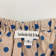Load image into Gallery viewer, Girls hide &amp; SEEK, cotton summer playsuit, GUC, size 5,  