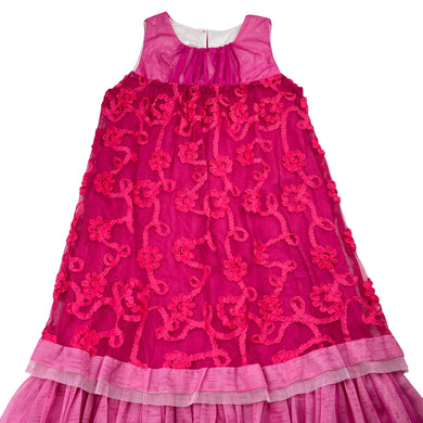 Girls Isobella & Chloe, lined tulle party / formal dress, EUC, size 8, L: 74cm