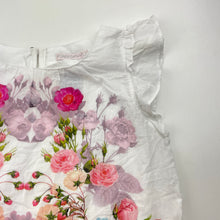 Load image into Gallery viewer, Girls FRED BARE, floral lightweight cotton top, GUC, size 4,  