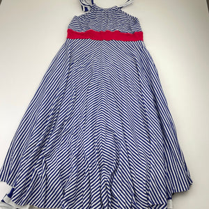 Girls Pixie Girl, Chasing Fireflies, stretchy striped dress, GUC, size 7, L: 77cm