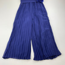Load image into Gallery viewer, Girls MONSOON, lined, pleated jumpsuit, inside leg: 35cm, EUC, size 4-5,  