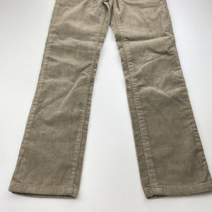 Unisex MONOPRIX Kids, corduroy cotton pants, adjustable, inside leg: 62cm, NEW, size 10,  