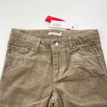 Load image into Gallery viewer, Unisex MONOPRIX Kids, corduroy cotton pants, adjustable, inside leg: 62cm, NEW, size 10,  