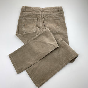 Unisex MONOPRIX Kids, corduroy cotton pants, adjustable, inside leg: 62cm, NEW, size 10,  