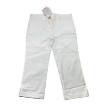 Load image into Gallery viewer, Girls JANIE AND JACK, stretch cotton pants, adustable, inside leg: 32.5cm, NEW, size 4,  