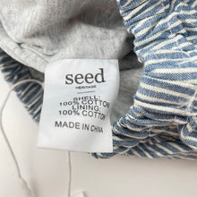 Load image into Gallery viewer, Unisex Seed, lined cotton pants, elasticated, NEW, size 00,  