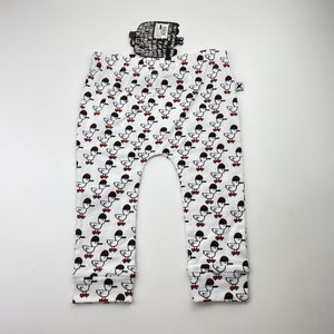 Unisex Minti, stretchy leggings / bottoms, ducks, NEW, size 2,  