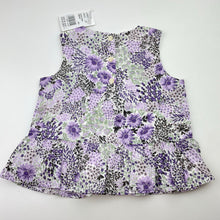 Load image into Gallery viewer, Girls GAP, lined floral cotton summer top, NEW, size 2,  