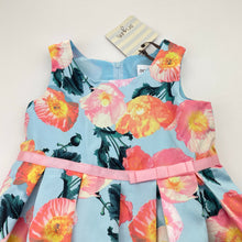 Load image into Gallery viewer, Girls Origami, lined floral party dress, NEW, size 2, L: 51cm