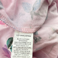 Load image into Gallery viewer, Girls Milky, floral stretch cotton long sleeve dress, EUC, size 10, L: 66cm