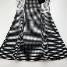 Load image into Gallery viewer, Girls Origami, black &amp; white party dress, EUC, size 7, L: 65cm