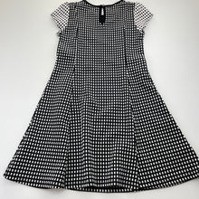 Load image into Gallery viewer, Girls Origami, black &amp; white party dress, EUC, size 7, L: 65cm