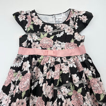 Load image into Gallery viewer, Girls Origami, lined floral party dress, EUC, size 5, L: 66cm