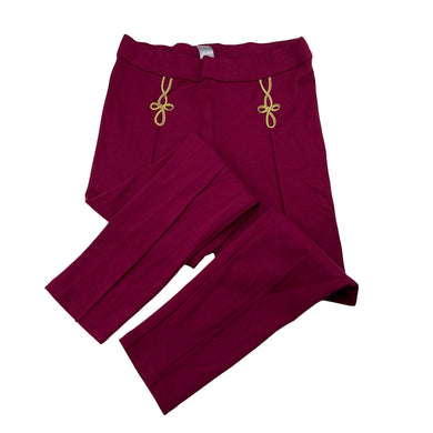 Girls JANIE AND JACK, stretchy pants, elasticated, inside leg: 52cm, EUC, size 8,  