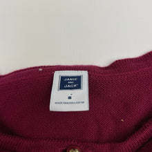 Load image into Gallery viewer, Girls JANIE AND JACK, knitted cotton cropped cardigan, EUC, size 8,  