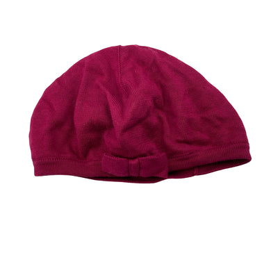 Girls JANIE AND JACK, cotton lined knit beret hat, EUC, size 10-12,  