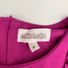 Load image into Gallery viewer, Girls Milkshake, long sleeve ruffle dress, EUC, size 8, L: 65cm