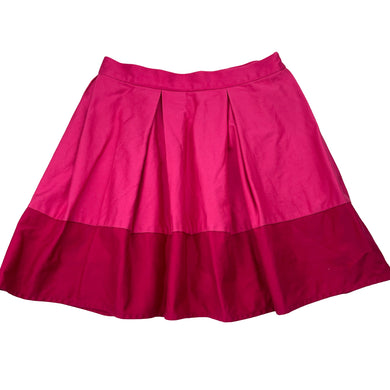 Girls TED BAKER, lined pink cotton skirt, waist: 27.5cm across *marks side & back*, FUC, size 6,  