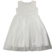 Load image into Gallery viewer, Girls Sophia by Minihaha, cotton-lined tulle &amp; lace party / formal dress, EUC, size 6, L: 66cm