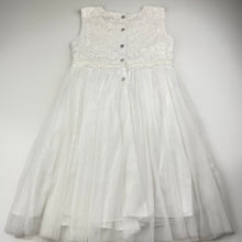 Load image into Gallery viewer, Girls Sophia by Minihaha, cotton-lined tulle &amp; lace party / formal dress, EUC, size 6, L: 66cm