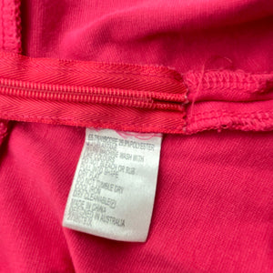 Girls Bardot Junior, pink peplum sleeveless top, GUC, size 6,  