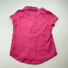 Load image into Gallery viewer, Girls NAUTICA, pink cotton polo shirt top, FUC, size 4,  