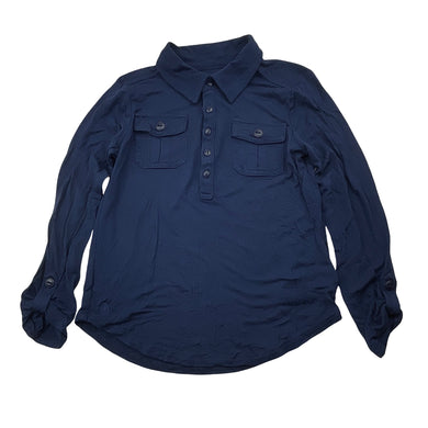 Girls RALPH LAUREN, lightweight stretchy long sleeve polo top, EUC, size 5,  