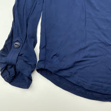 Load image into Gallery viewer, Girls RALPH LAUREN, lightweight stretchy long sleeve polo top, EUC, size 5,  