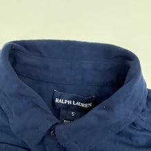 Load image into Gallery viewer, Girls RALPH LAUREN, lightweight stretchy long sleeve polo top, EUC, size 5,  