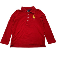 Load image into Gallery viewer, Unisex RALPH LAUREN, long sleeve polo shirt top, large pony, GUC, size 5,  