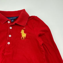 Load image into Gallery viewer, Unisex RALPH LAUREN, long sleeve polo shirt top, large pony, GUC, size 5,  