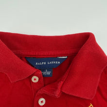 Load image into Gallery viewer, Unisex RALPH LAUREN, long sleeve polo shirt top, large pony, GUC, size 5,  