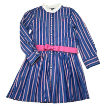 Load image into Gallery viewer, Girls RALPH LAUREN, lightweight cotton shirt dress, GUC, size 5, L: 55cm