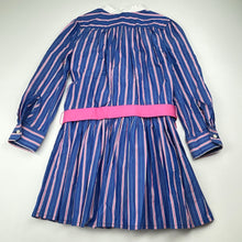 Load image into Gallery viewer, Girls RALPH LAUREN, lightweight cotton shirt dress, GUC, size 5, L: 55cm