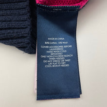 Load image into Gallery viewer, Girls RALPH LAUREN, pink &amp; navy cotton/wool knit sweater / jumper , FUC, size 6,  