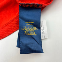 Load image into Gallery viewer, Boys POLO RALPH LAUREN, orange cotton polo shirt top (marks back hem), FUC, size 5,  