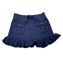Load image into Gallery viewer, Girls RALPH LAUREN, navy cotton skirt, elasticated, L:26cm, GUC, size 5,  