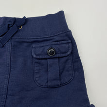 Load image into Gallery viewer, Girls RALPH LAUREN, navy cotton skirt, elasticated, L:26cm, GUC, size 5,  