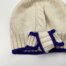Load image into Gallery viewer, Girls Jargal Cashmere, wool cable knit hat / beanie, NEW, size 3-5,  