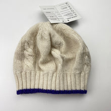 Load image into Gallery viewer, Girls Jargal Cashmere, wool cable knit hat / beanie, NEW, size 3-5,  