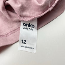 Load image into Gallery viewer, Girls Anko, pink cotton tee / top, EUC, size 12,  