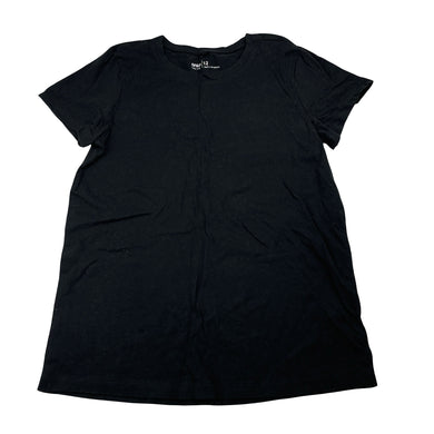 Girls Anko, black cotton tee / top, EUC, size 12,  