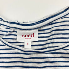 Load image into Gallery viewer, Girls Seed, striped cotton tee / top, GUC, size 8,  