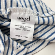 Load image into Gallery viewer, Girls Seed, striped cotton tee / top, GUC, size 8,  