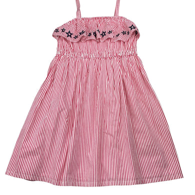 Girls GYMBOREE, lined lightweight cotton summer dress, EUC, size 8, L: 68cm
