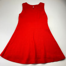 Load image into Gallery viewer, Girls Zara, orange cotton sleeveless dress, EUC, size 8, L: 60cm
